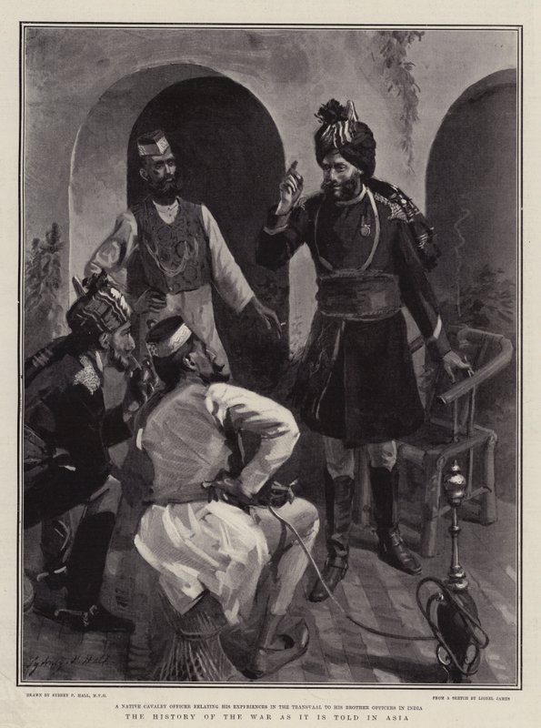 De geschiedenis van de oorlog zoals die wordt verteld in Azië door Sydney Prior Hall