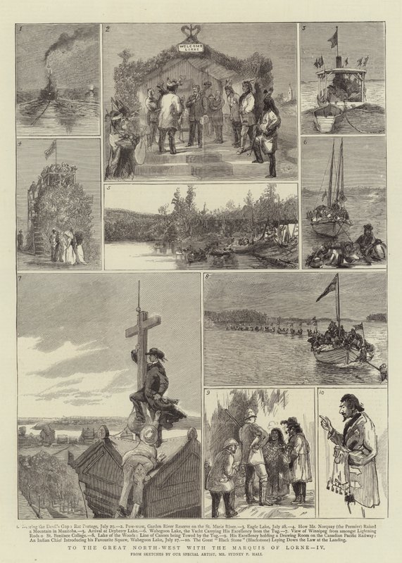 Naar het Grote Noordwesten met de Markies van Lorne, IV door Sydney Prior Hall