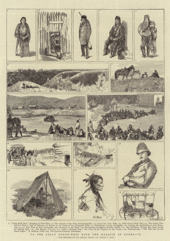 Naar het Grote Noordwesten met de Markies van Lorne, VI door Sydney Prior Hall