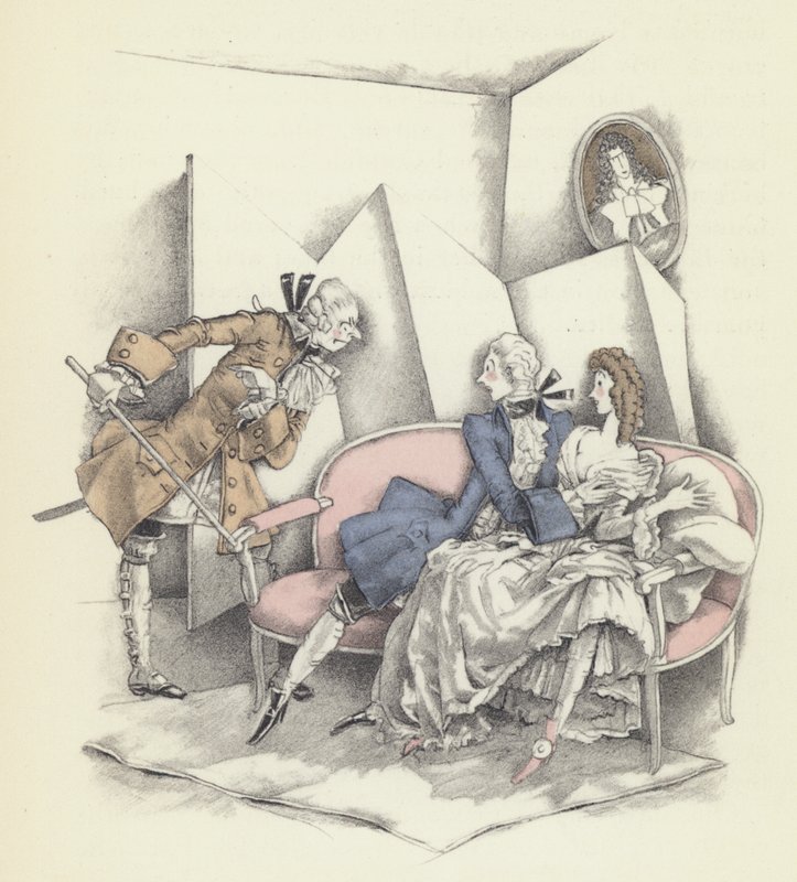 Illustratie voor Voltaires Candide door Sylvain Sauvage
