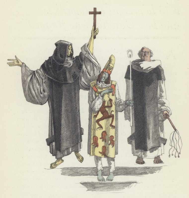 Illustratie voor Voltaires Candide door Sylvain Sauvage
