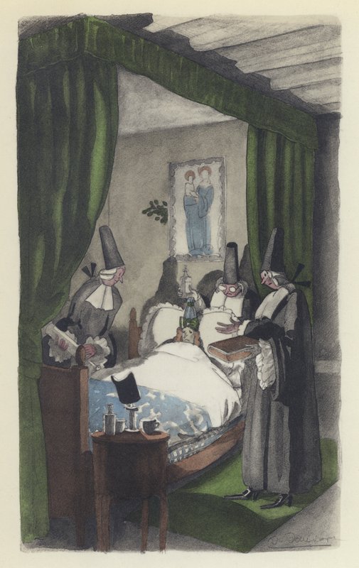 Illustratie voor Voltaires Candide door Sylvain Sauvage