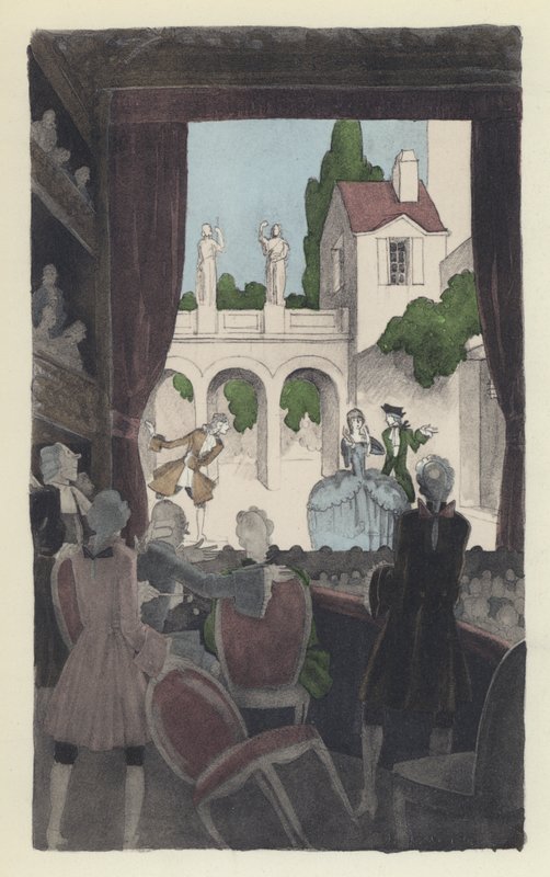 Illustratie voor Voltaires Candide door Sylvain Sauvage