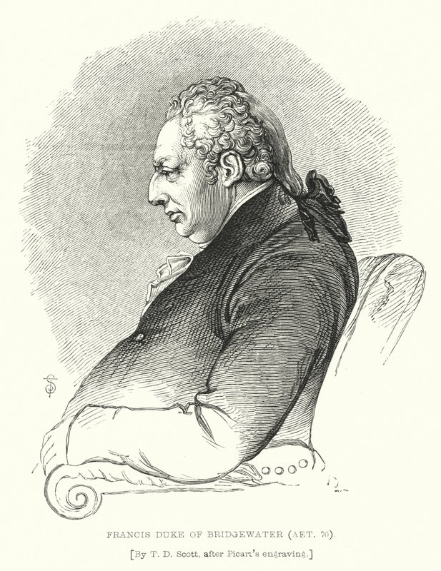 Francis, hertog van Bridgewater, Aet 70 (gravure) door T. D. (after) Scott