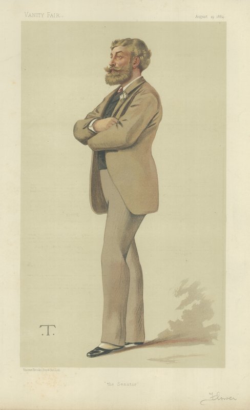 Mr Cyril Flower door Theobald Chartran