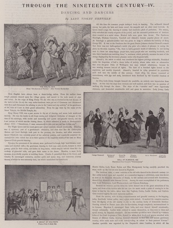 Dansen en Dansers door Thomas Rowlandson