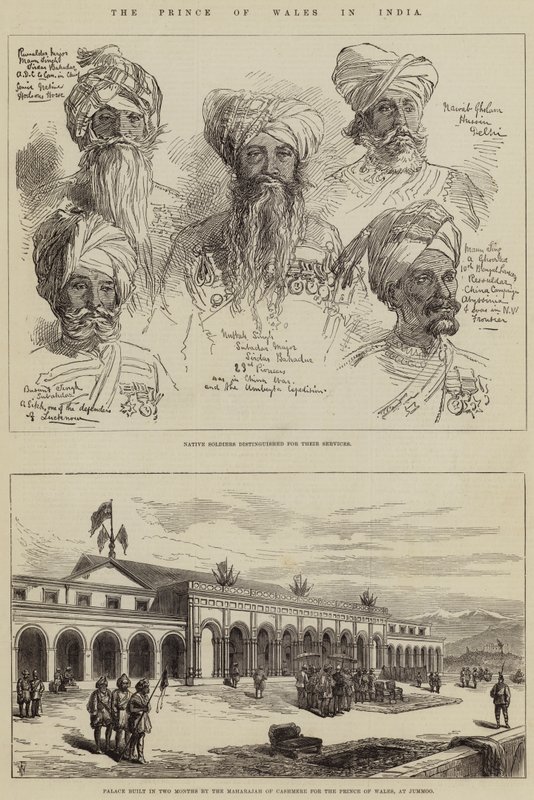 De Prins van Wales in India door Thomas W. Wood