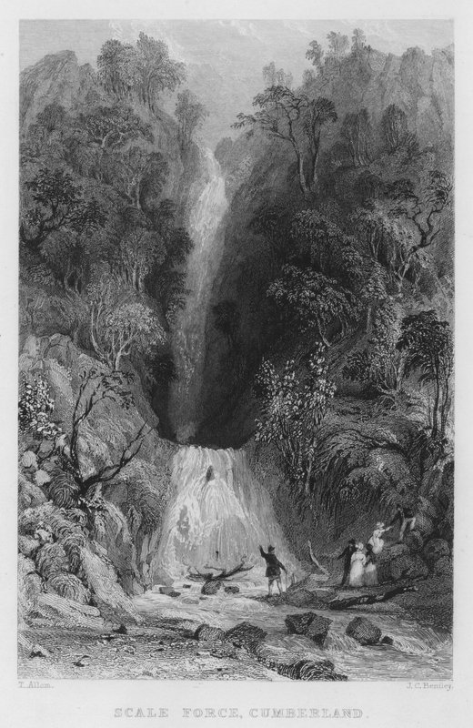 Scale Force, Cumberland door Thomas (after) Allom