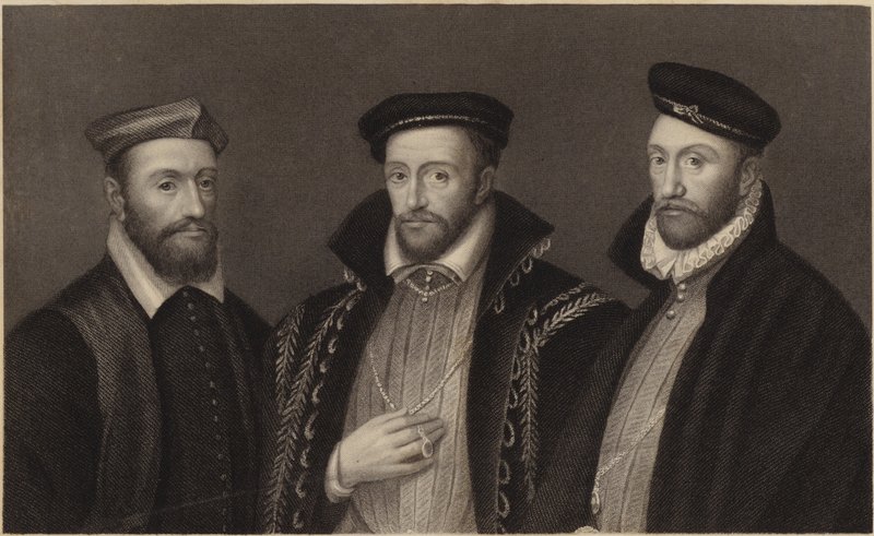 Kardinaal de Chatillon, Admiraal Coligni en d