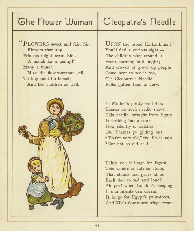De Bloemenvrouw door Thomas Crane