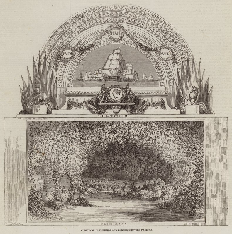Kerstpantomimes en burlesques door Thomas Harrington Wilson