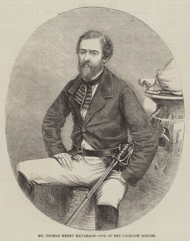 Mr. Thomas Henry Kavanagh, een van de helden van Lucknow door Thomas Harrington Wilson