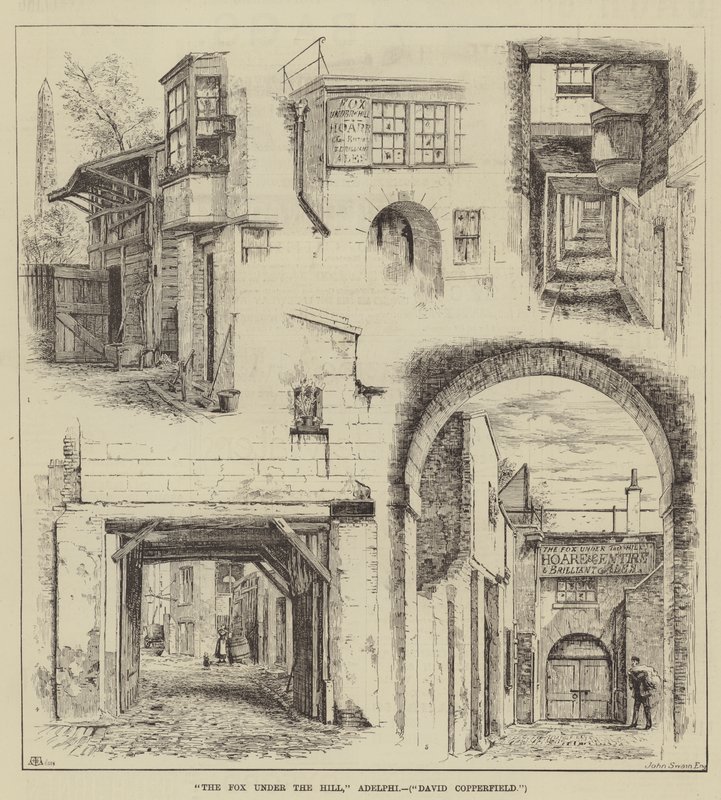 De vos onder de heuvel, Adelphi, David Copperfield door Thomas Harrington Wilson