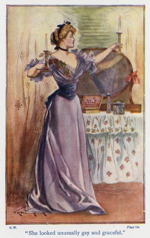 Illustratie voor Goede Vrouwen door Louisa M Alcott (kleurenlitho) door Thomas Heath Robinson