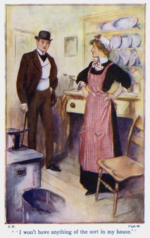 Illustratie voor Goede Vrouwen door Louisa M Alcott (kleurenlitho) door Thomas Heath Robinson