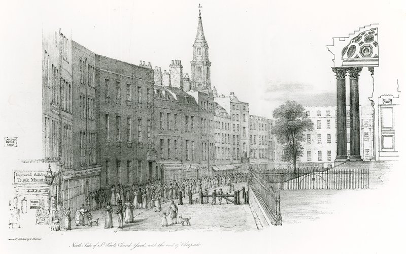 Noordzijde van de St. Paul
