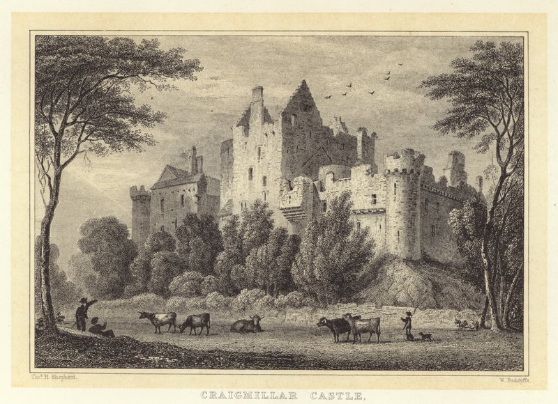 Craigmillar Castle door Thomas Hosmer (after) Shepherd