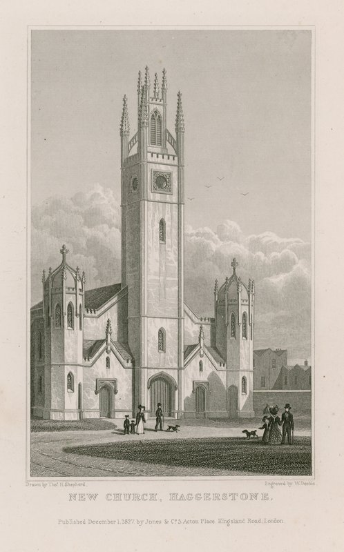 Nieuwe kerk, Haggerston door Thomas Hosmer Shepherd