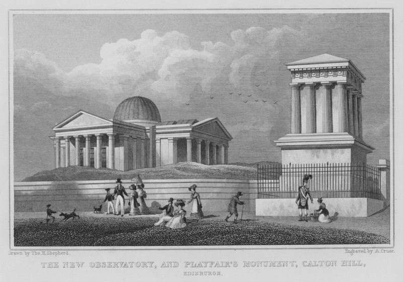 Het nieuwe observatorium en Playfair
