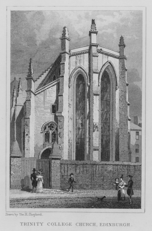 Trinity College Kerk, Edinburgh door Thomas Hosmer Shepherd