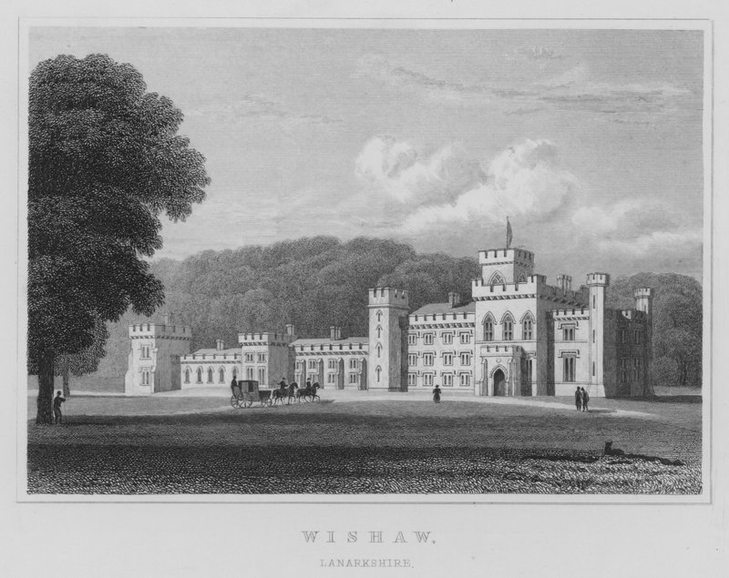 Wishaw, Lanarkshire door Thomas Hosmer Shepherd