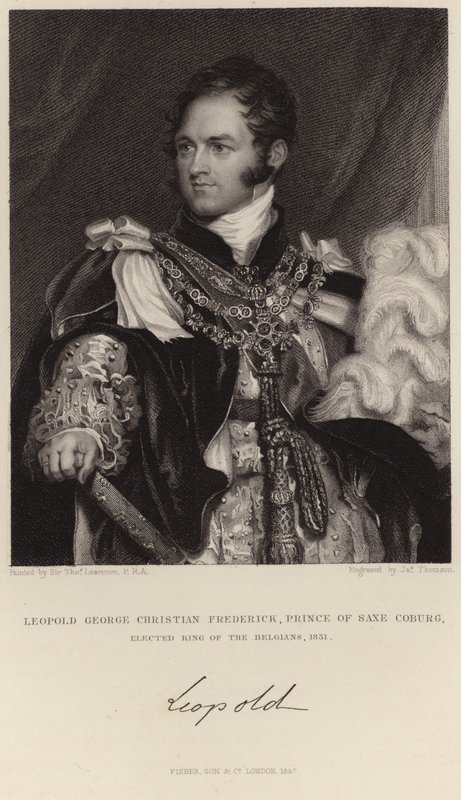Portret van Koning Leopold I door Thomas Lawrence