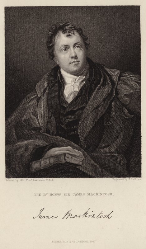 Portret van Sir James Mackintosh door Thomas Lawrence