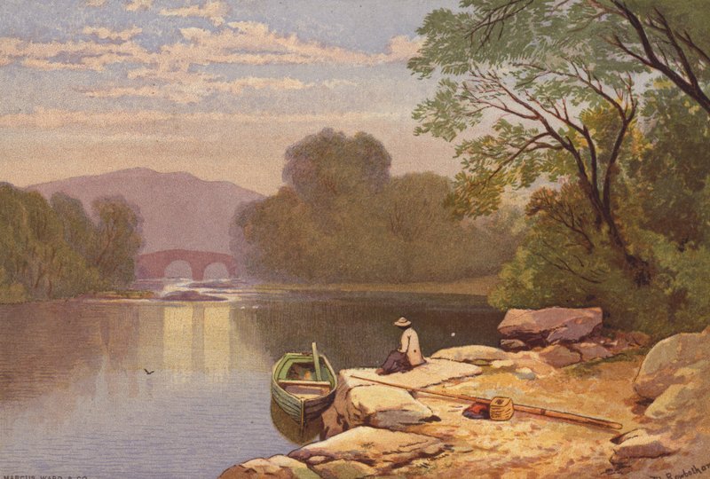 Killarney Meren, Oude Weir Brug door Thomas Leeson the Elder Rowbotham