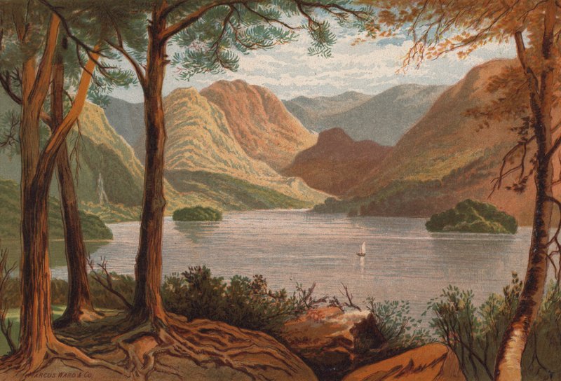 De Engelse Meren, Derwentwater door Thomas Leeson the Elder Rowbotham