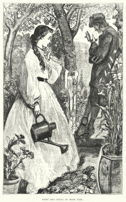 Illustratie voor het leven van Jonathan Swift door Thomas Morten