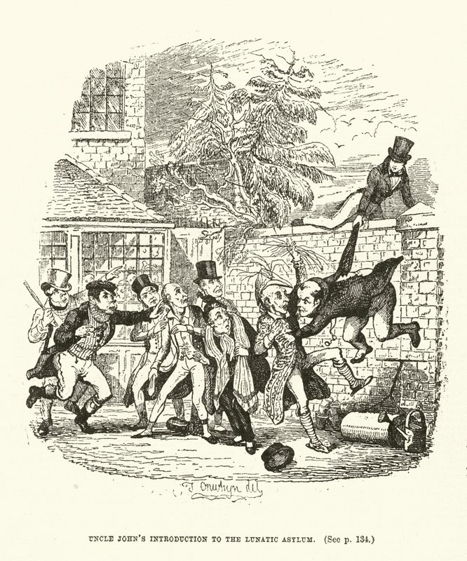 Illustratie voor Valentine Vox (gravure) door Thomas Onwhyn