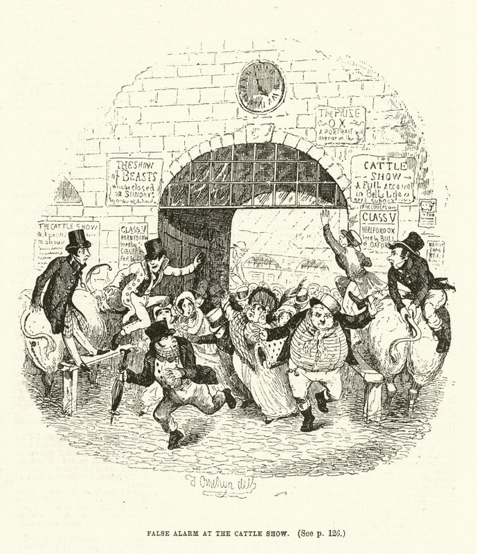 Illustratie voor Valentine Vox (gravure) door Thomas Onwhyn
