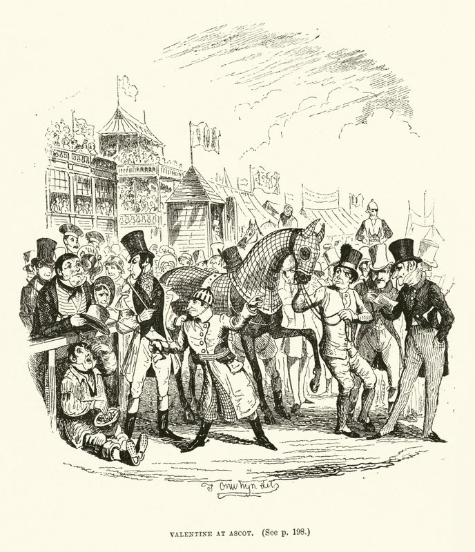 Illustratie voor Valentine Vox (gravure) door Thomas Onwhyn