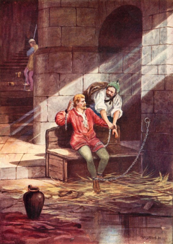 Ontsnapping van Gruffudd ap Cynan, koning van Gwynedd, uit Chester Castle door Thomas Prytherch