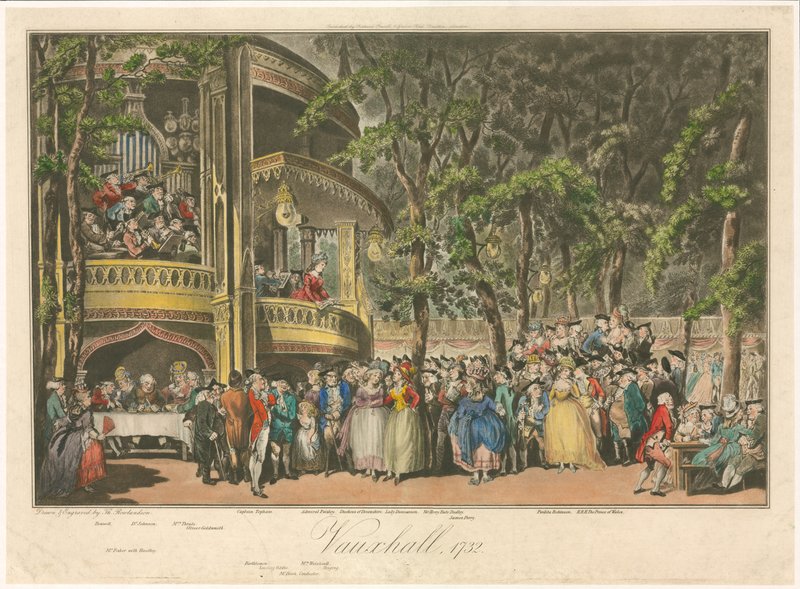 Vauxhall door Thomas Rowlandson