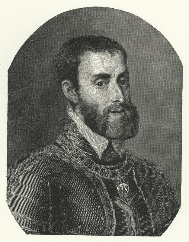 Karel V, Heilige Roomse Keizer door Titian (c.1488 1576) (after)