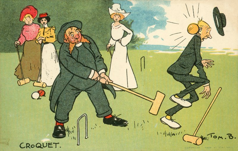 Croquet door Tom Browne