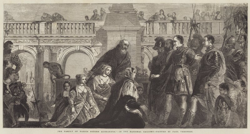 De Familie van Darius voor Alexander door Paolo Veronese