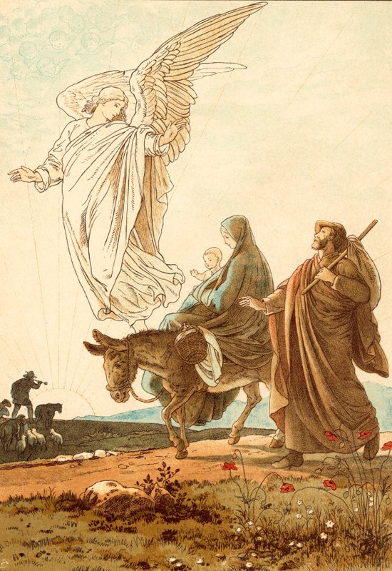 De vlucht naar Egypte door Victor Paul Mohn