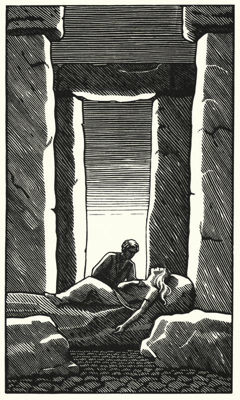 Illustratie voor Tess Of The D’Urbervilles door Thomas Hardy door Vivien Gribble