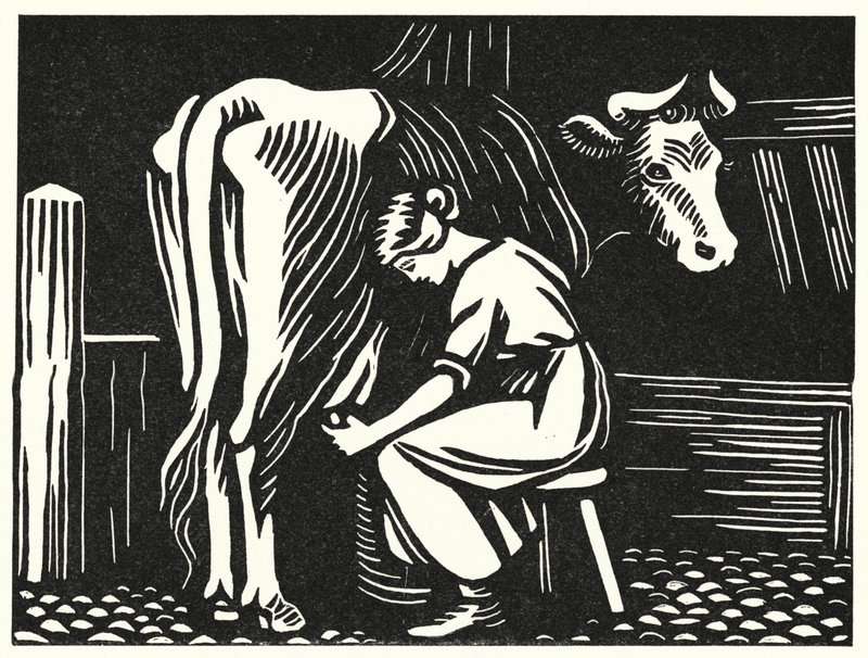 Illustratie voor Tess Of The D’Urbervilles door Thomas Hardy door Vivien Gribble