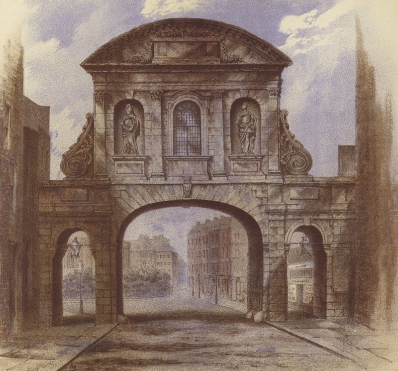 Temple Bar, Fleet Street door Waldo Sargeant