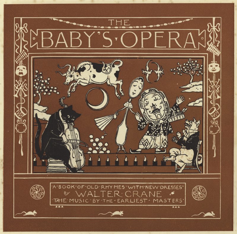 De opera van de baby door Walter Crane