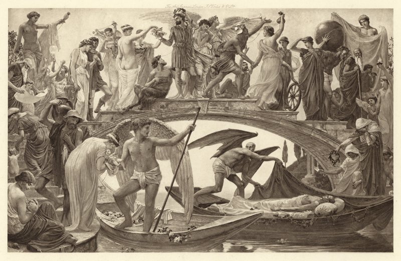 De Brug van het Leven door Walter Crane