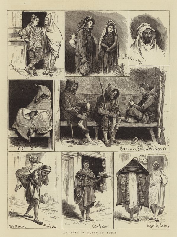 Aantekeningen van een Kunstenaar in Tunis door Walter Jenks Morgan
