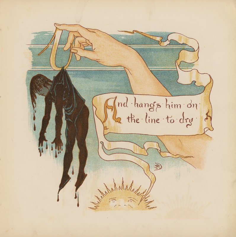 Illustratie voor Pothooks and Perseverance door Walter Crane door Walter (after) Crane