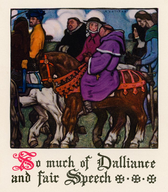 Chaucer: Het verhaal van de vrouw van Bath door Walter Appleton Clark