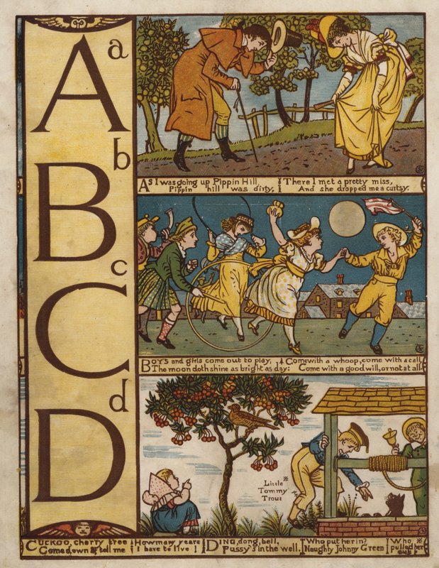 Alfabet door Walter Crane