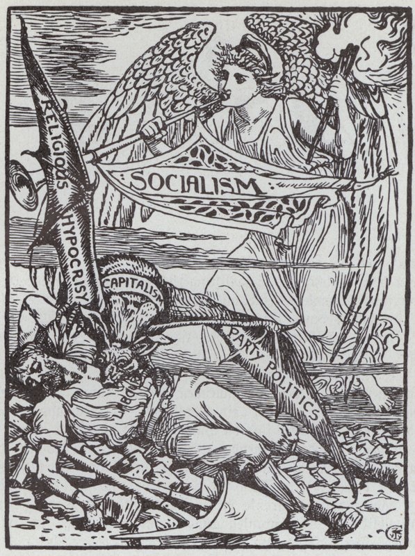 De Kapitalistische Vampier door Walter Crane