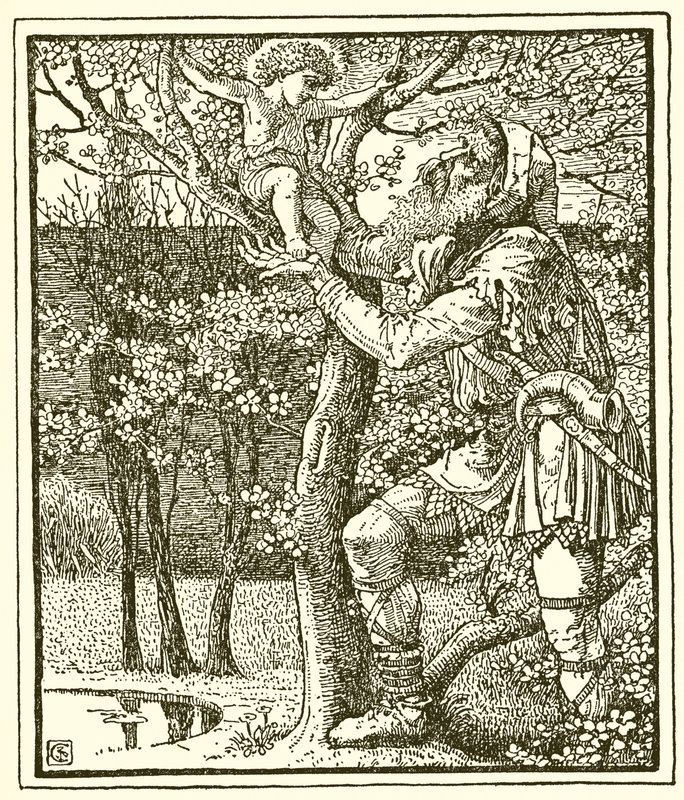 De Zelfzuchtige Reus door Walter Crane